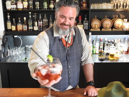 Francois can serve a delicious mocktail too