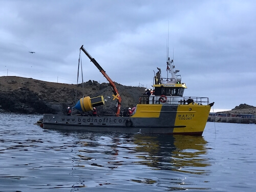 Installing a bouy