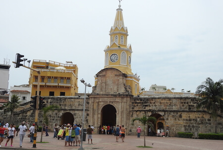 The old cty gates at Cartagena