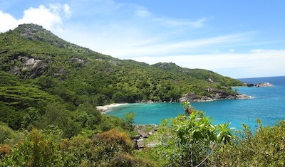 Anse Major beach - only accessible by boat or foot