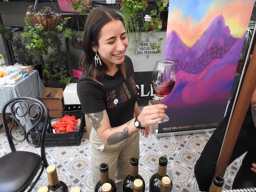 Karla Abarca, the sommelier for Wines &amp; Co.