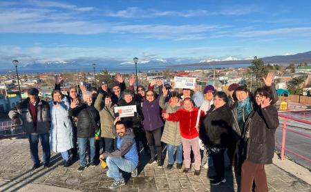 A group travelling with Patagonia Adventure Chile