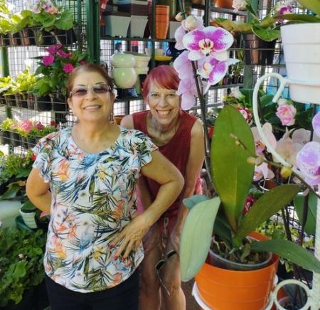 With my hostess, Yolanda